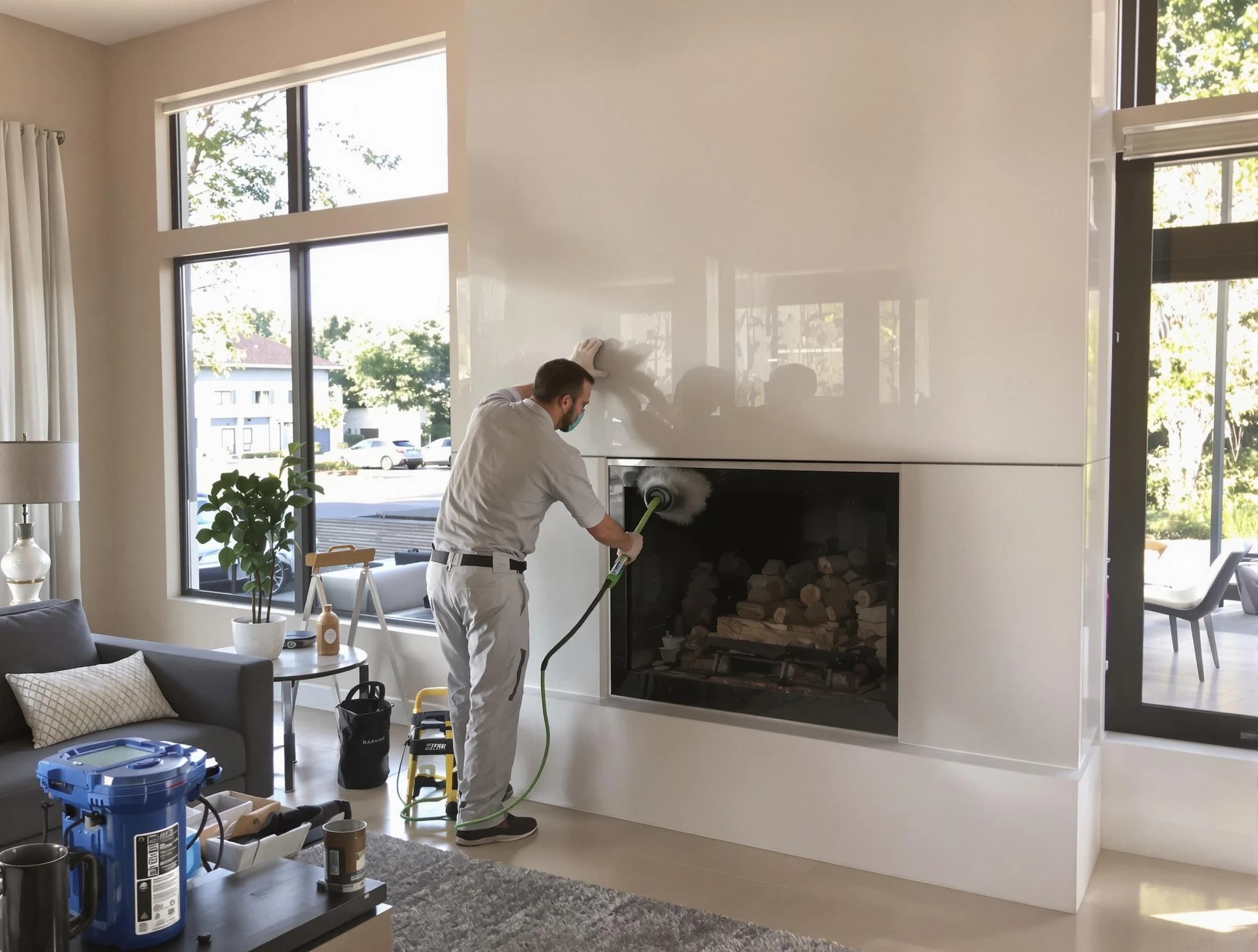 Parker Chimney Sweep performing thorough soot removal in Parker, CO