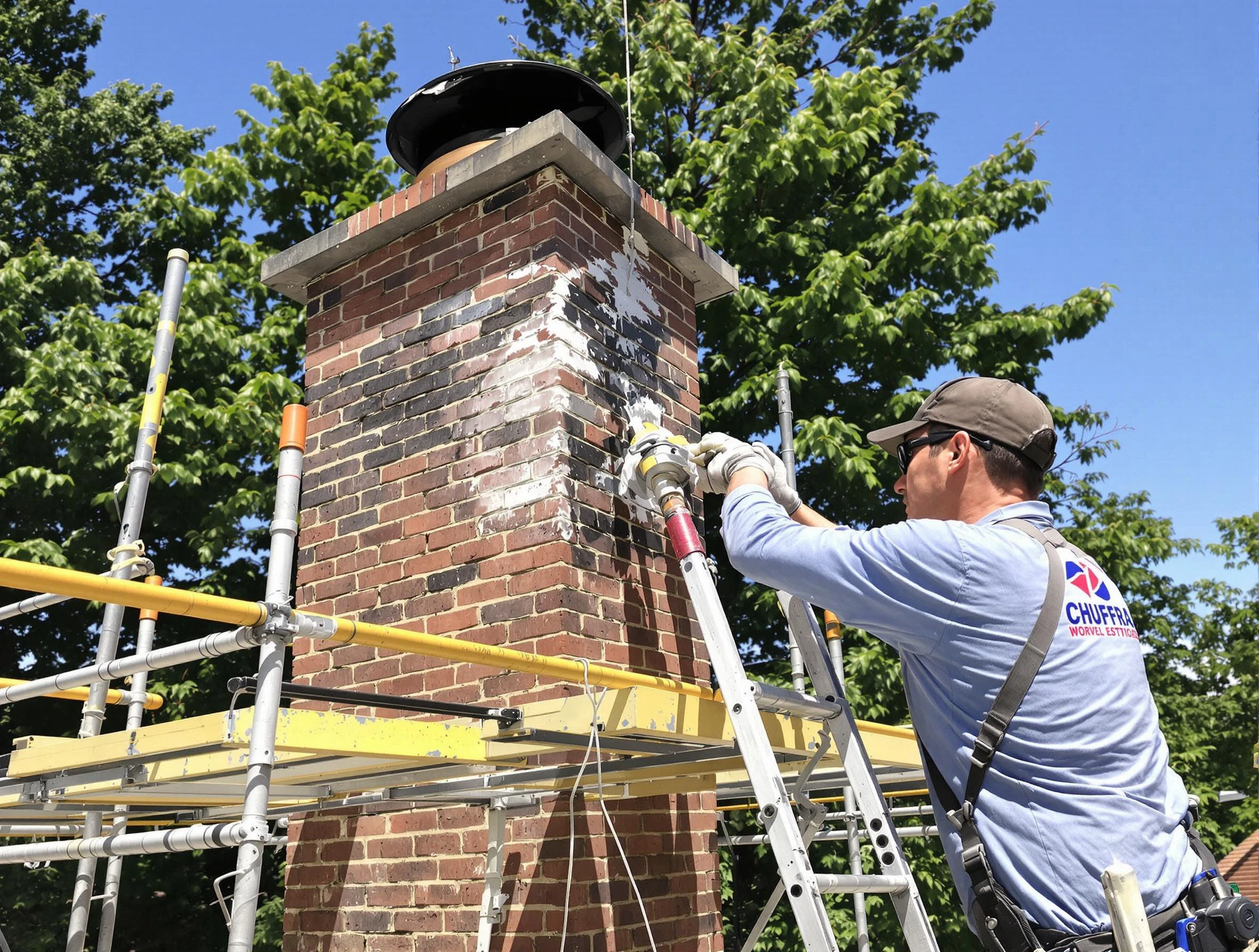 Structural chimney repair by Parker Chimney Sweep in Parker, CO